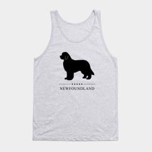 Newfoundland Black Silhouette Tank Top